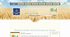 Desktop Screenshot of meteo45.com
